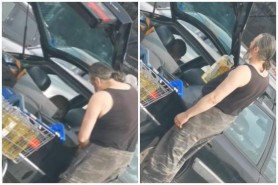 Un bărbat a folosit ulei pe post de combustibil. Şi-a alimentat maşina chiar în parcarea unui magazin din Anglia